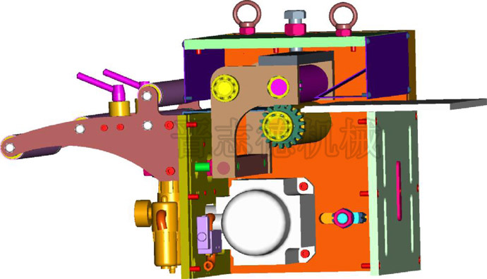 送料機(jī)3D示意圖